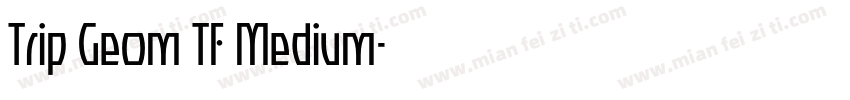 Trip Geom TF Medium字体转换